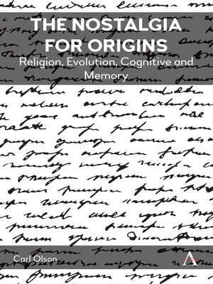 cover image of The Nostalgia for Origins